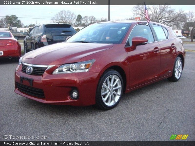 Front 3/4 View of 2012 CT 200h Hybrid Premium