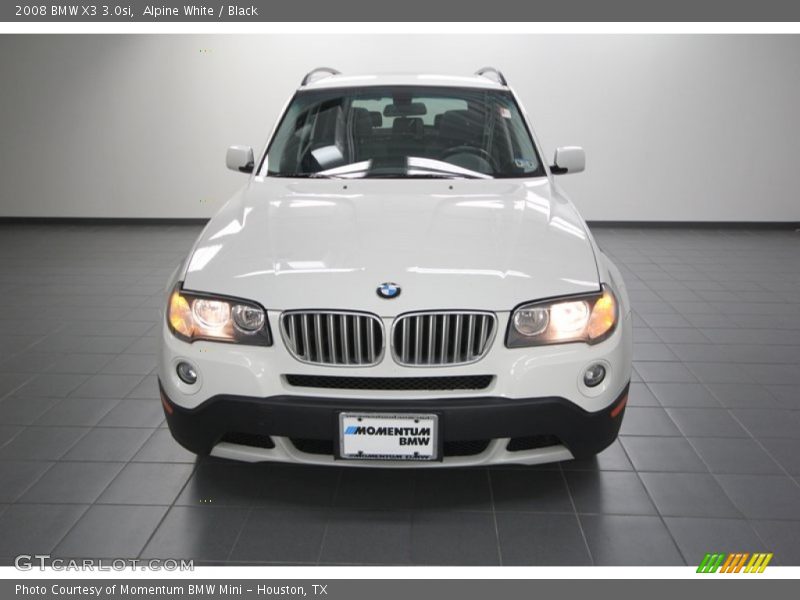 Alpine White / Black 2008 BMW X3 3.0si