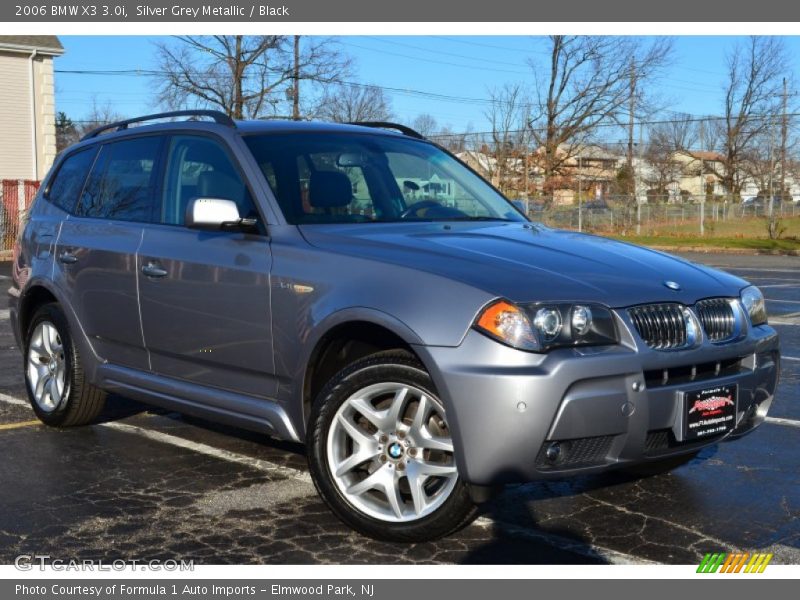 Silver Grey Metallic / Black 2006 BMW X3 3.0i