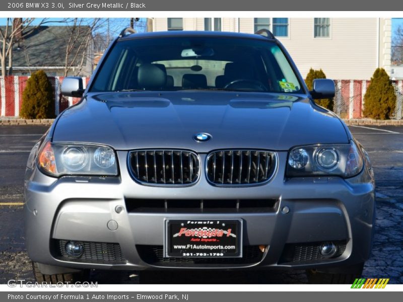 Silver Grey Metallic / Black 2006 BMW X3 3.0i