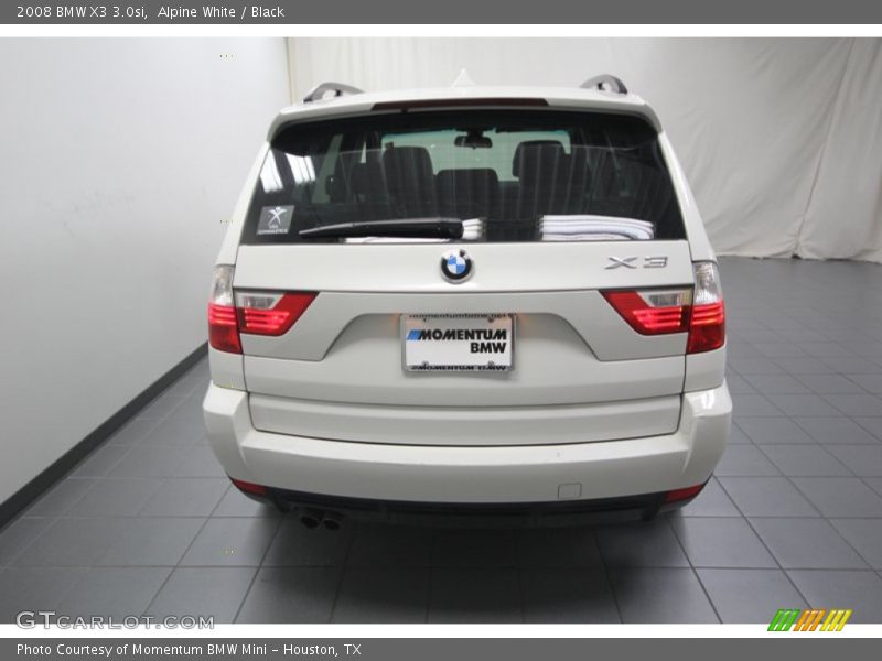 Alpine White / Black 2008 BMW X3 3.0si