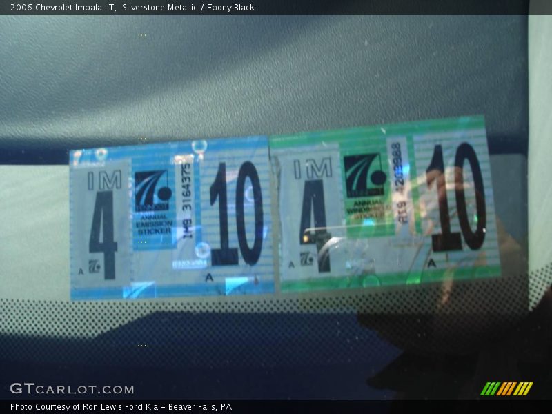 Silverstone Metallic / Ebony Black 2006 Chevrolet Impala LT