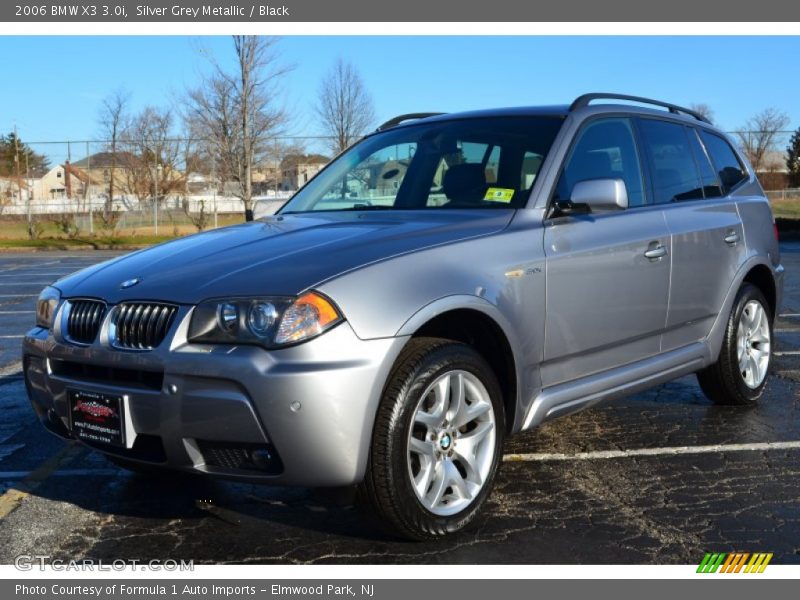 Silver Grey Metallic / Black 2006 BMW X3 3.0i