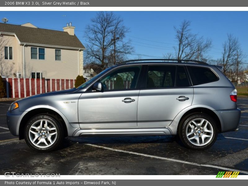 Silver Grey Metallic / Black 2006 BMW X3 3.0i