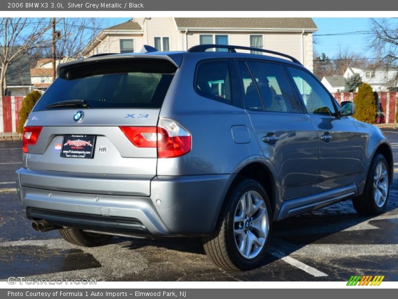 Silver Grey Metallic / Black 2006 BMW X3 3.0i