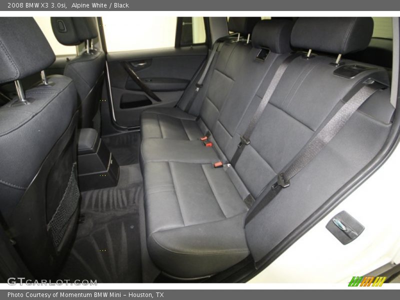 Alpine White / Black 2008 BMW X3 3.0si