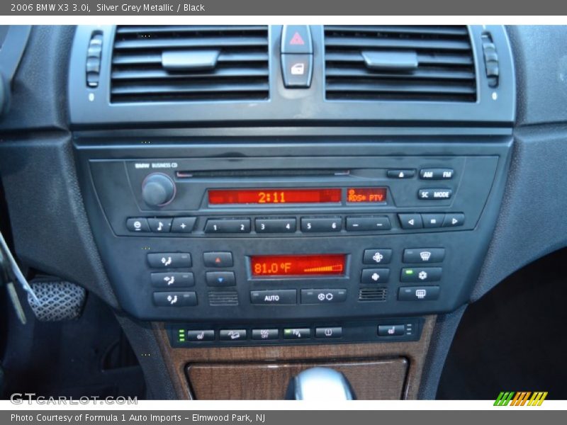 Silver Grey Metallic / Black 2006 BMW X3 3.0i