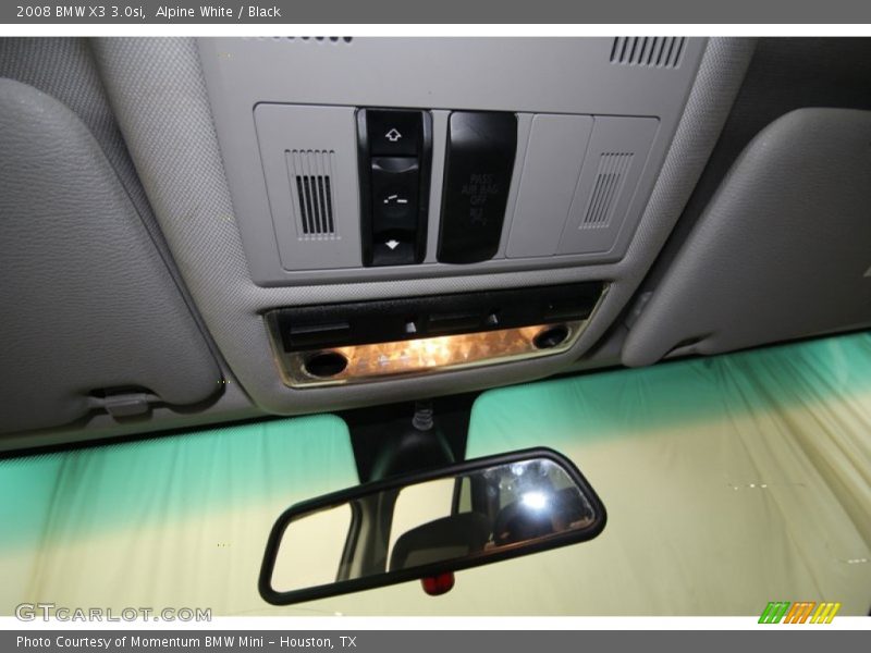 Alpine White / Black 2008 BMW X3 3.0si