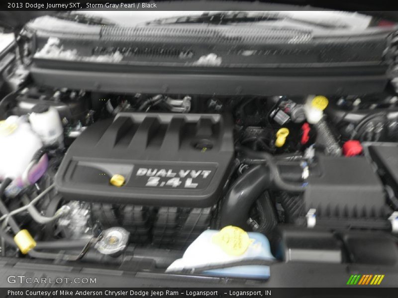 Storm Gray Pearl / Black 2013 Dodge Journey SXT