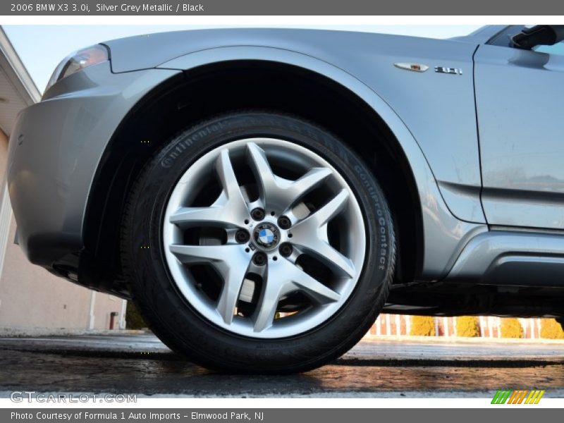 Silver Grey Metallic / Black 2006 BMW X3 3.0i