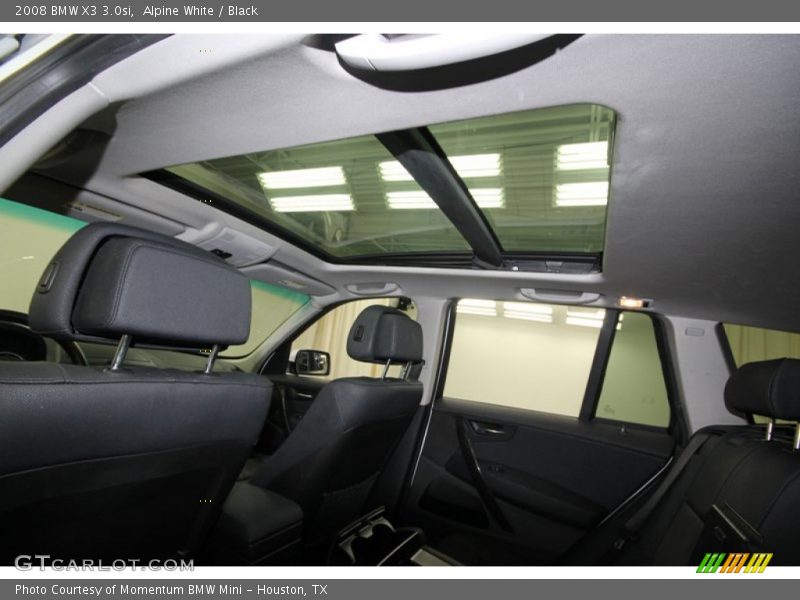 Alpine White / Black 2008 BMW X3 3.0si