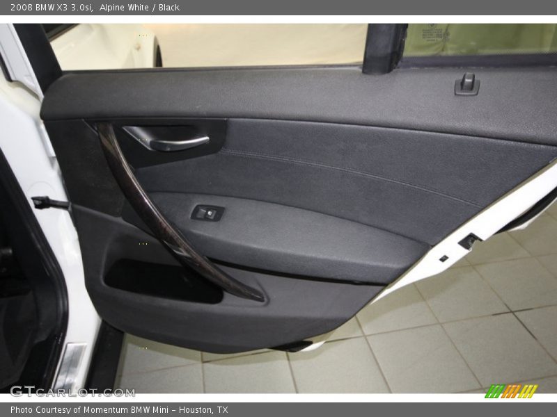 Alpine White / Black 2008 BMW X3 3.0si