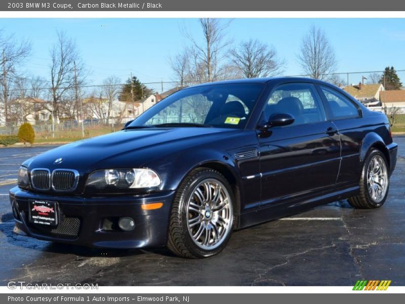 Carbon Black Metallic / Black 2003 BMW M3 Coupe