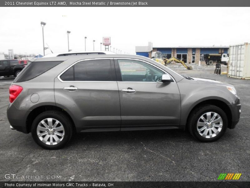 Mocha Steel Metallic / Brownstone/Jet Black 2011 Chevrolet Equinox LTZ AWD