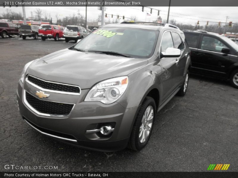 Mocha Steel Metallic / Brownstone/Jet Black 2011 Chevrolet Equinox LTZ AWD