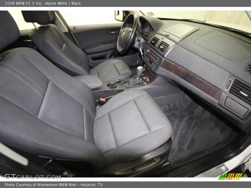 Alpine White / Black 2008 BMW X3 3.0si
