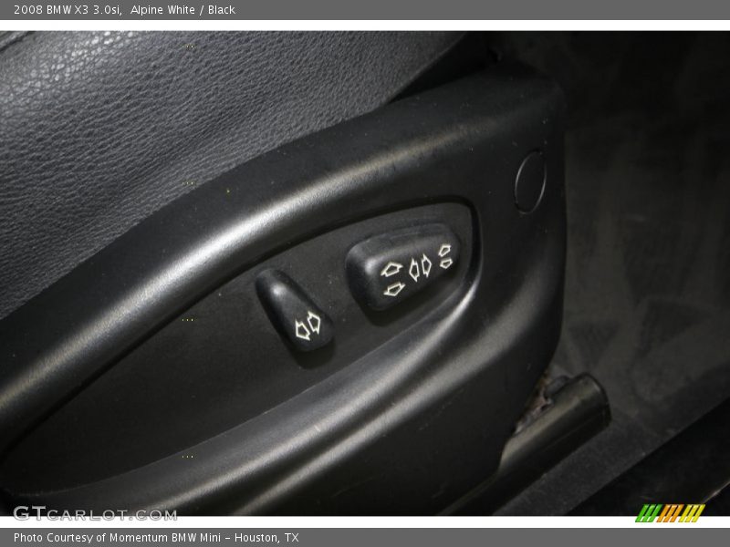 Alpine White / Black 2008 BMW X3 3.0si