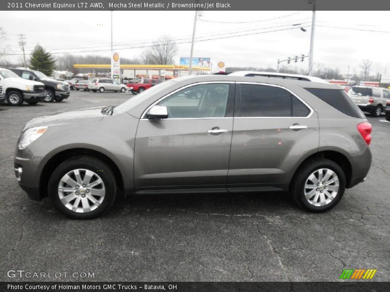 Mocha Steel Metallic / Brownstone/Jet Black 2011 Chevrolet Equinox LTZ AWD