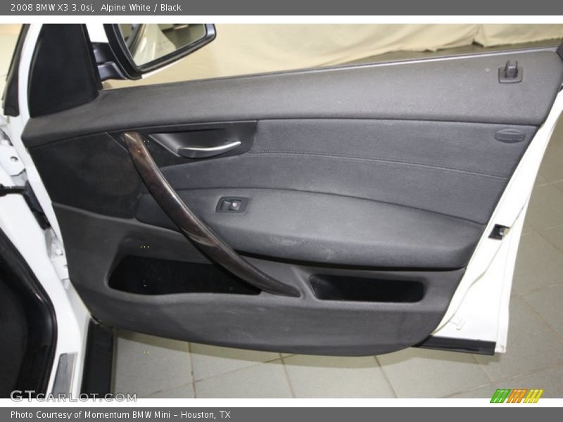 Alpine White / Black 2008 BMW X3 3.0si