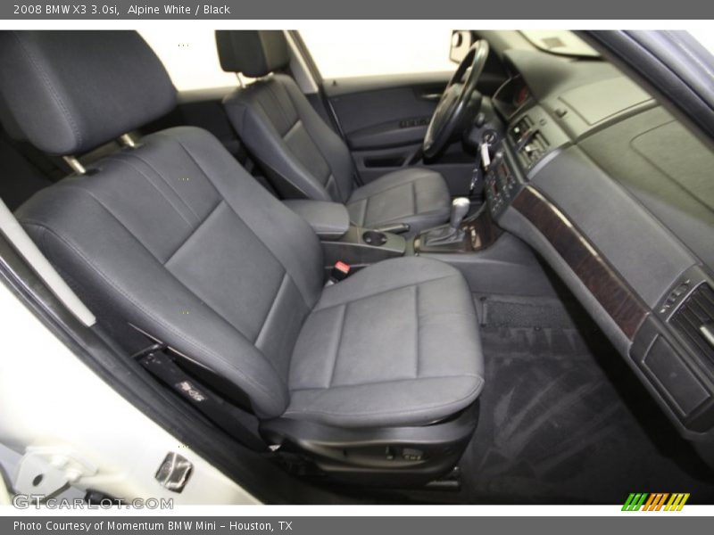 Alpine White / Black 2008 BMW X3 3.0si