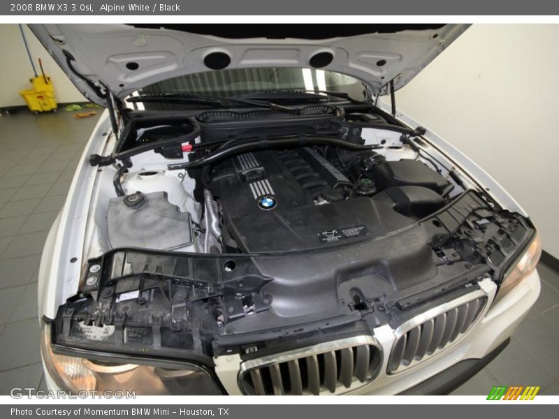 Alpine White / Black 2008 BMW X3 3.0si