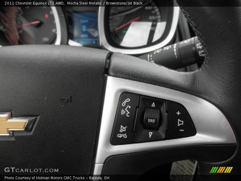 Mocha Steel Metallic / Brownstone/Jet Black 2011 Chevrolet Equinox LTZ AWD