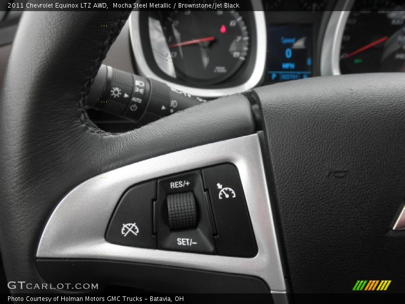 Mocha Steel Metallic / Brownstone/Jet Black 2011 Chevrolet Equinox LTZ AWD
