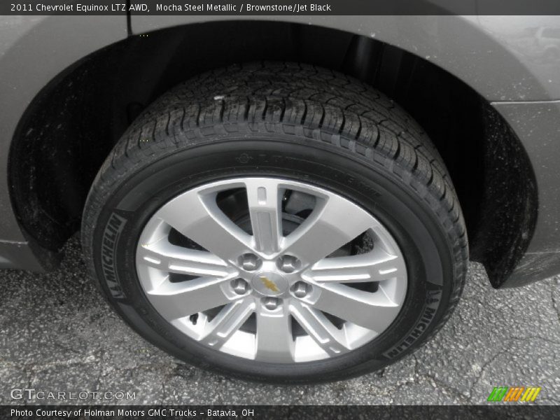 Mocha Steel Metallic / Brownstone/Jet Black 2011 Chevrolet Equinox LTZ AWD