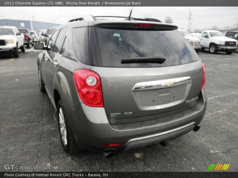 Mocha Steel Metallic / Brownstone/Jet Black 2011 Chevrolet Equinox LTZ AWD