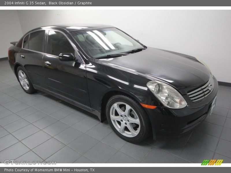 Black Obsidian / Graphite 2004 Infiniti G 35 Sedan