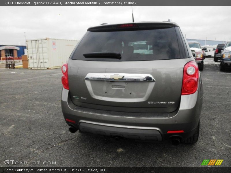 Mocha Steel Metallic / Brownstone/Jet Black 2011 Chevrolet Equinox LTZ AWD