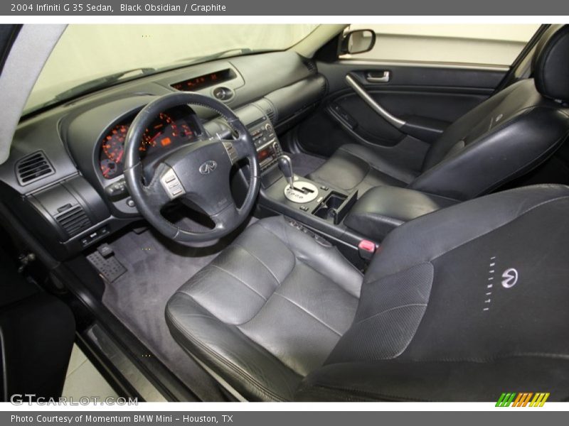 Black Obsidian / Graphite 2004 Infiniti G 35 Sedan