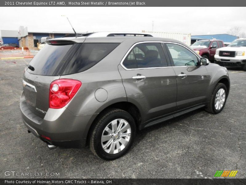 Mocha Steel Metallic / Brownstone/Jet Black 2011 Chevrolet Equinox LTZ AWD