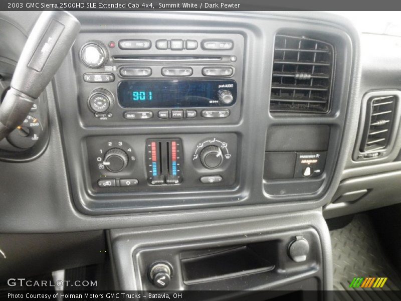 Summit White / Dark Pewter 2003 GMC Sierra 2500HD SLE Extended Cab 4x4
