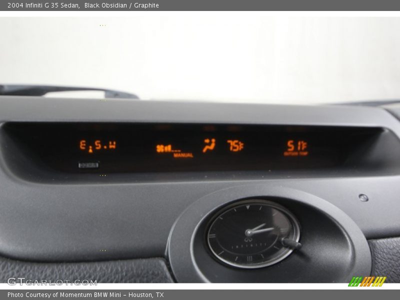 Black Obsidian / Graphite 2004 Infiniti G 35 Sedan