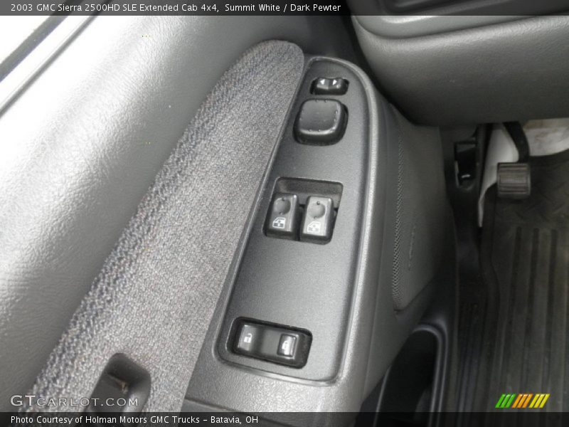 Summit White / Dark Pewter 2003 GMC Sierra 2500HD SLE Extended Cab 4x4