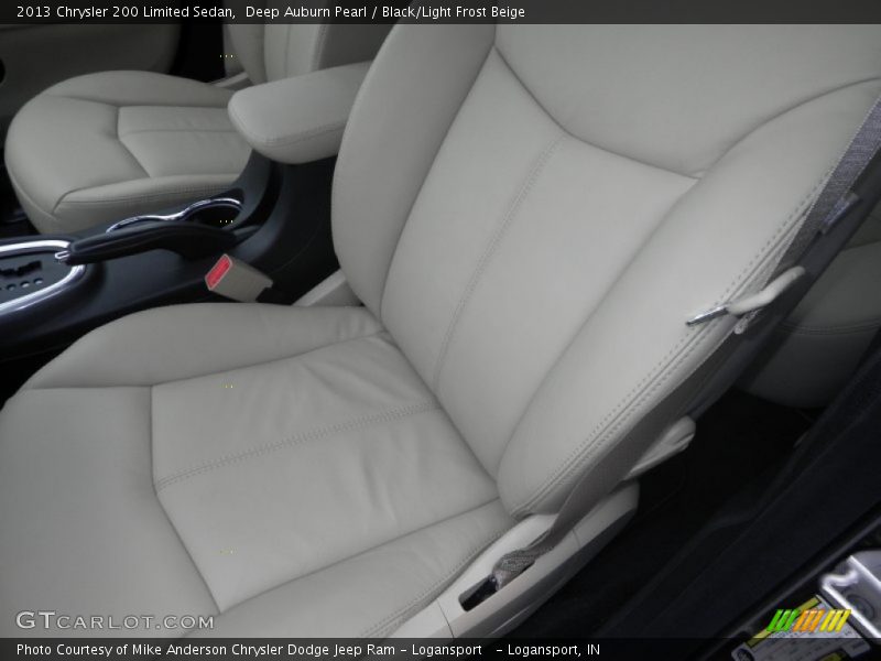 Deep Auburn Pearl / Black/Light Frost Beige 2013 Chrysler 200 Limited Sedan