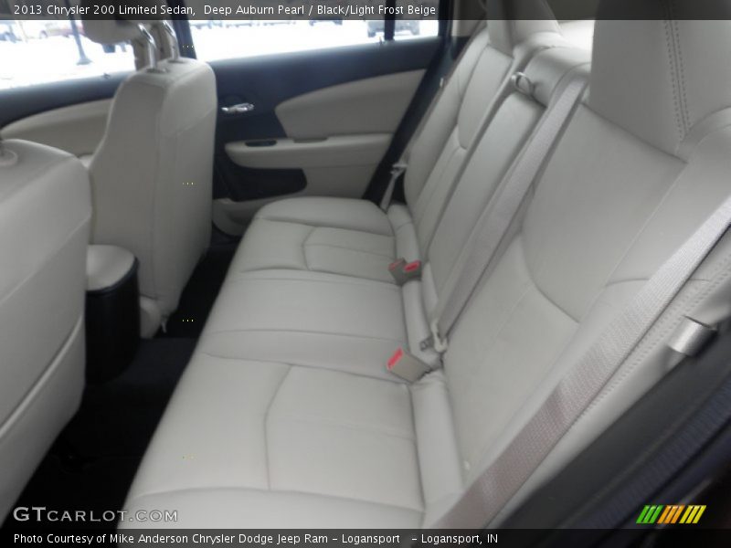 Deep Auburn Pearl / Black/Light Frost Beige 2013 Chrysler 200 Limited Sedan