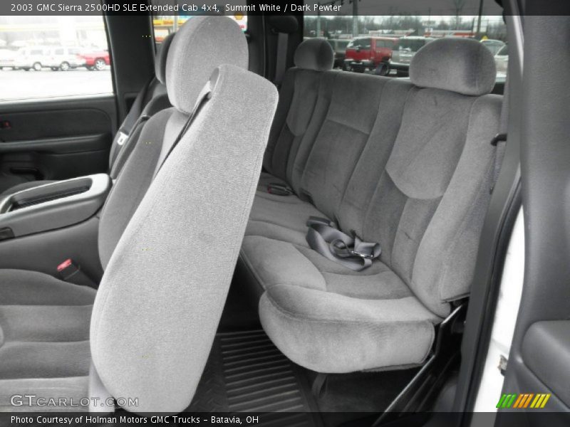 Summit White / Dark Pewter 2003 GMC Sierra 2500HD SLE Extended Cab 4x4