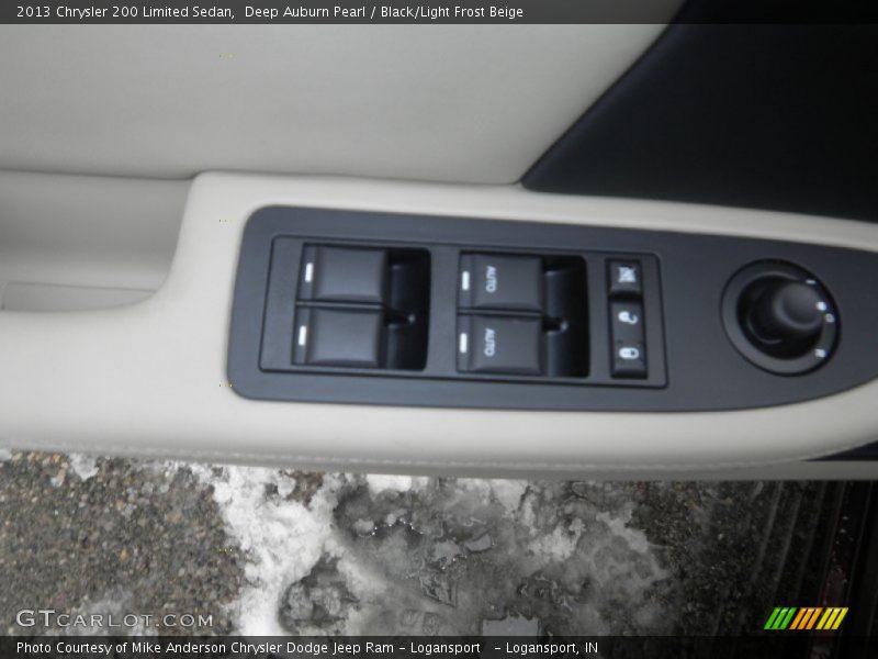 Deep Auburn Pearl / Black/Light Frost Beige 2013 Chrysler 200 Limited Sedan