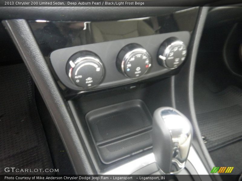 Deep Auburn Pearl / Black/Light Frost Beige 2013 Chrysler 200 Limited Sedan