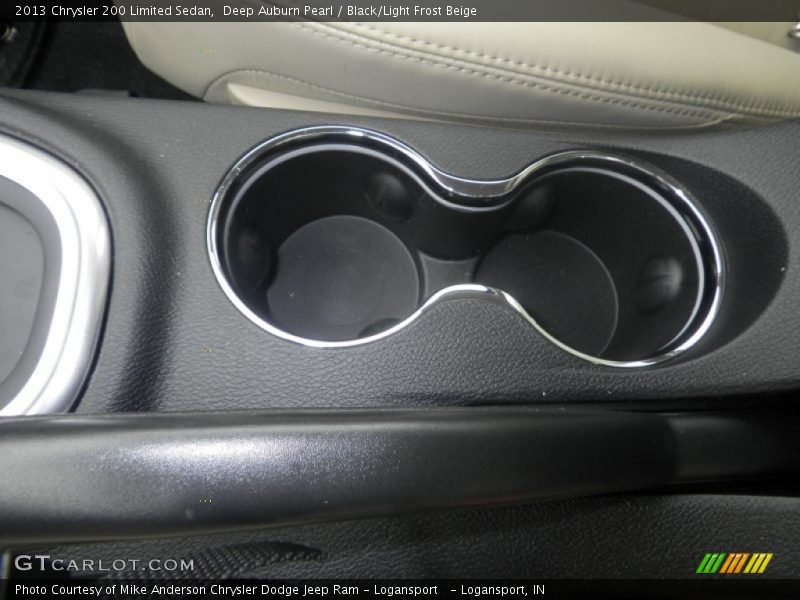 Deep Auburn Pearl / Black/Light Frost Beige 2013 Chrysler 200 Limited Sedan
