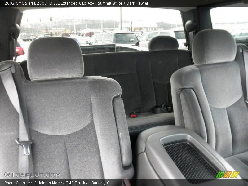 Summit White / Dark Pewter 2003 GMC Sierra 2500HD SLE Extended Cab 4x4
