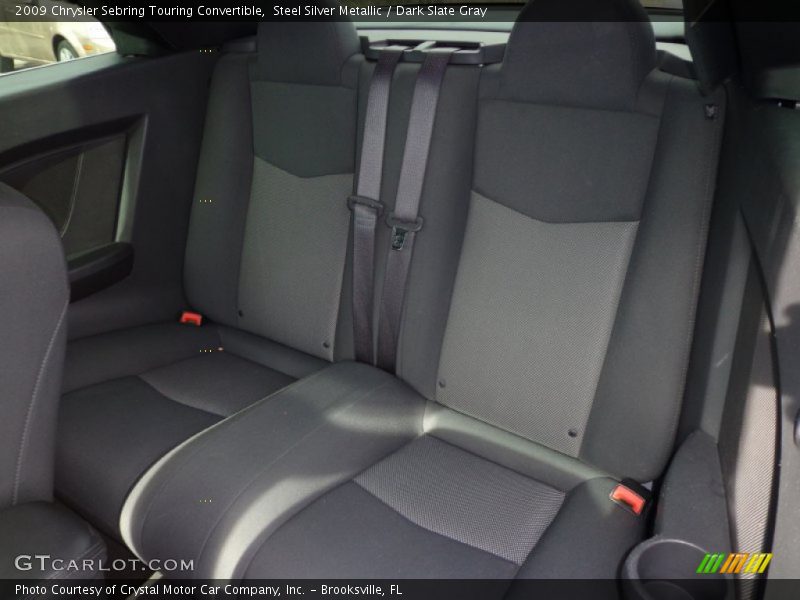 Steel Silver Metallic / Dark Slate Gray 2009 Chrysler Sebring Touring Convertible