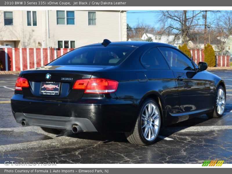 Jet Black / Gray Dakota Leather 2010 BMW 3 Series 335i xDrive Coupe