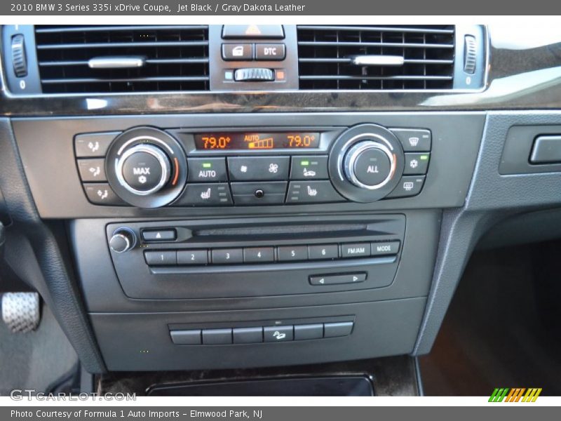 Jet Black / Gray Dakota Leather 2010 BMW 3 Series 335i xDrive Coupe