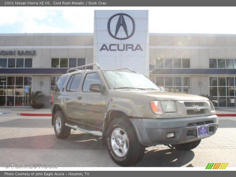 Gold Rush Metallic / Dusk Gray 2001 Nissan Xterra XE V6