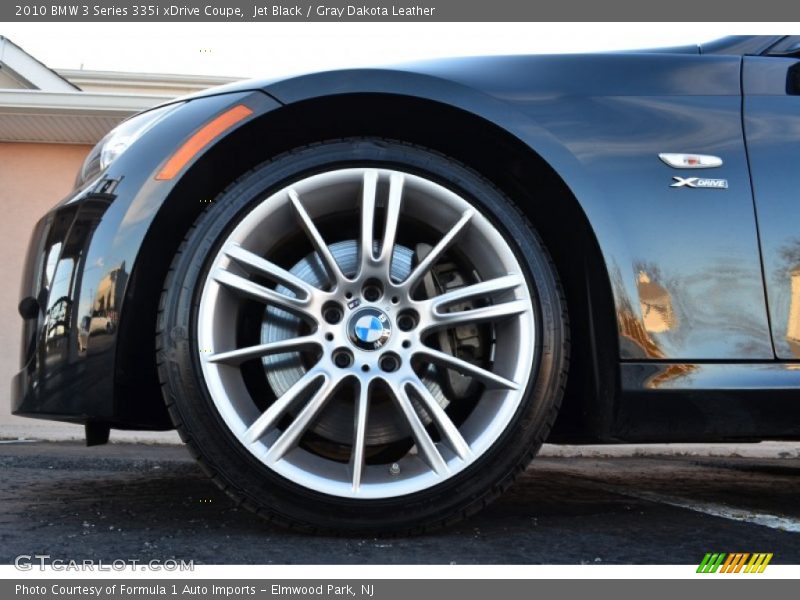 Jet Black / Gray Dakota Leather 2010 BMW 3 Series 335i xDrive Coupe