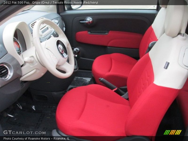 Front Seat of 2012 500 Pop