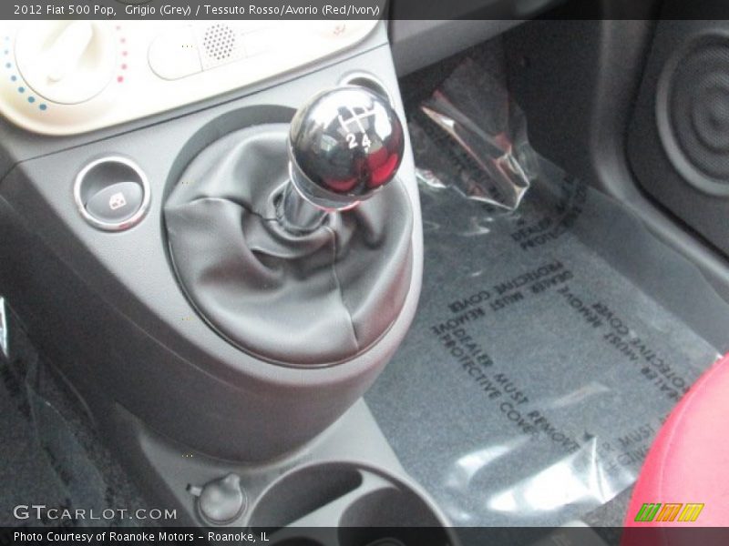  2012 500 Pop 5 Speed Manual Shifter